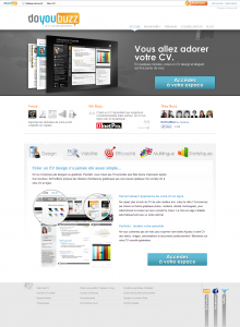 'accueil du site DoYouBuzz