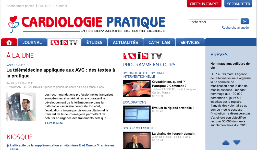 Responsable Nouveaux Médias du groupe L.E.N. Médical / Axis Santé